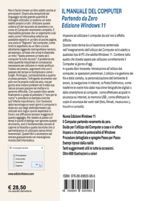 Immagine di Il Manuale del Computer Partendo da Zero (Cartaceo) Edizione Windows 11