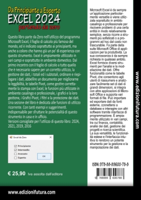 Immagine di Excel 2024 - Da Principiante a Esperto - Partendo da Zero (Cartaceo)